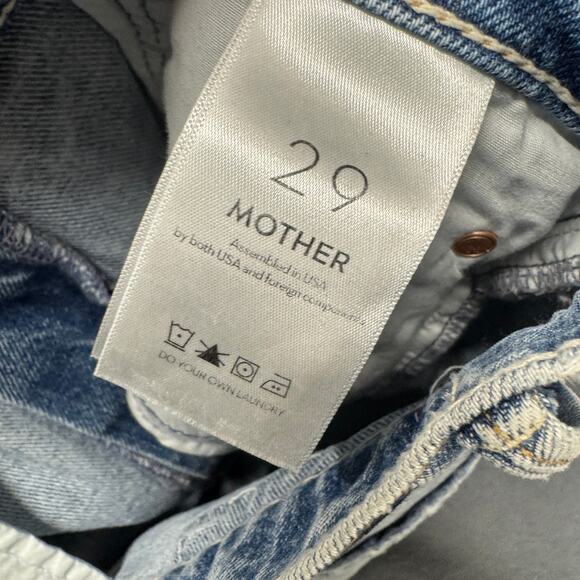 Mother Jeans Womens 29 (30x28 ACTUAL) The Swooner Rascal Ankle Signs & Symbols - Picture 7 of 12